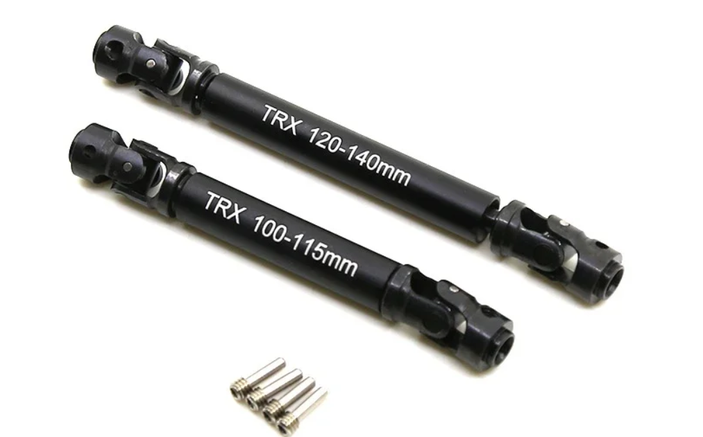 2Ks Kovový kardany Trx-4 TRX-6 PŘEDNÍ/ZADNÍ