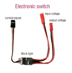 Elektronický spínač on/off pro RC modely 20A / 30v Switch