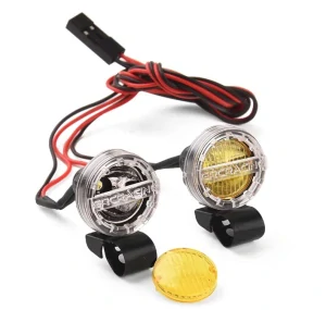 RC Retro světla LED reflektor GRC žluté retro 16mm 2Ks