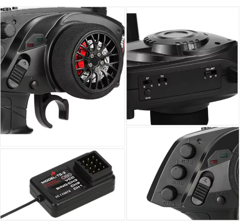 GoolRC Pistolový vysílačka TG3 2.4GHz + přijímač