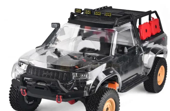 RC Retro světla LED reflektor GRC žluté 17mm 2Ks