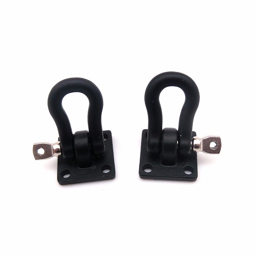 Tažné zařízení Crawler 1:10 černé (háky) RC TAMIYA RC4WD D90 D110 TRAXXAS