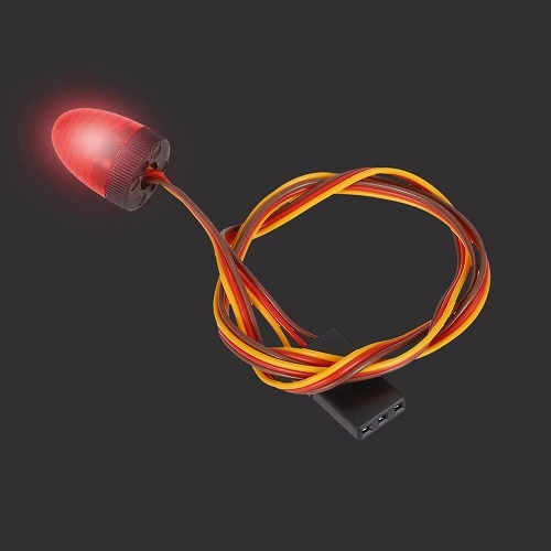 Maják červený malý špička